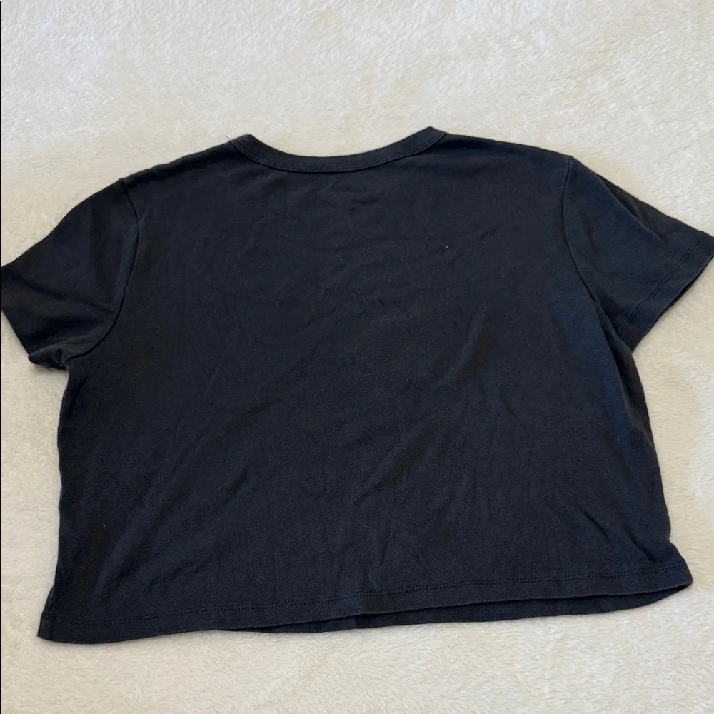 Grateful Dead womens Black Halloween Crop top Tee - Picture 5 of 7